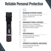 Sabre Red S-1000SF Stun Gun with Flashlight, Belt Clip and Belt Holster